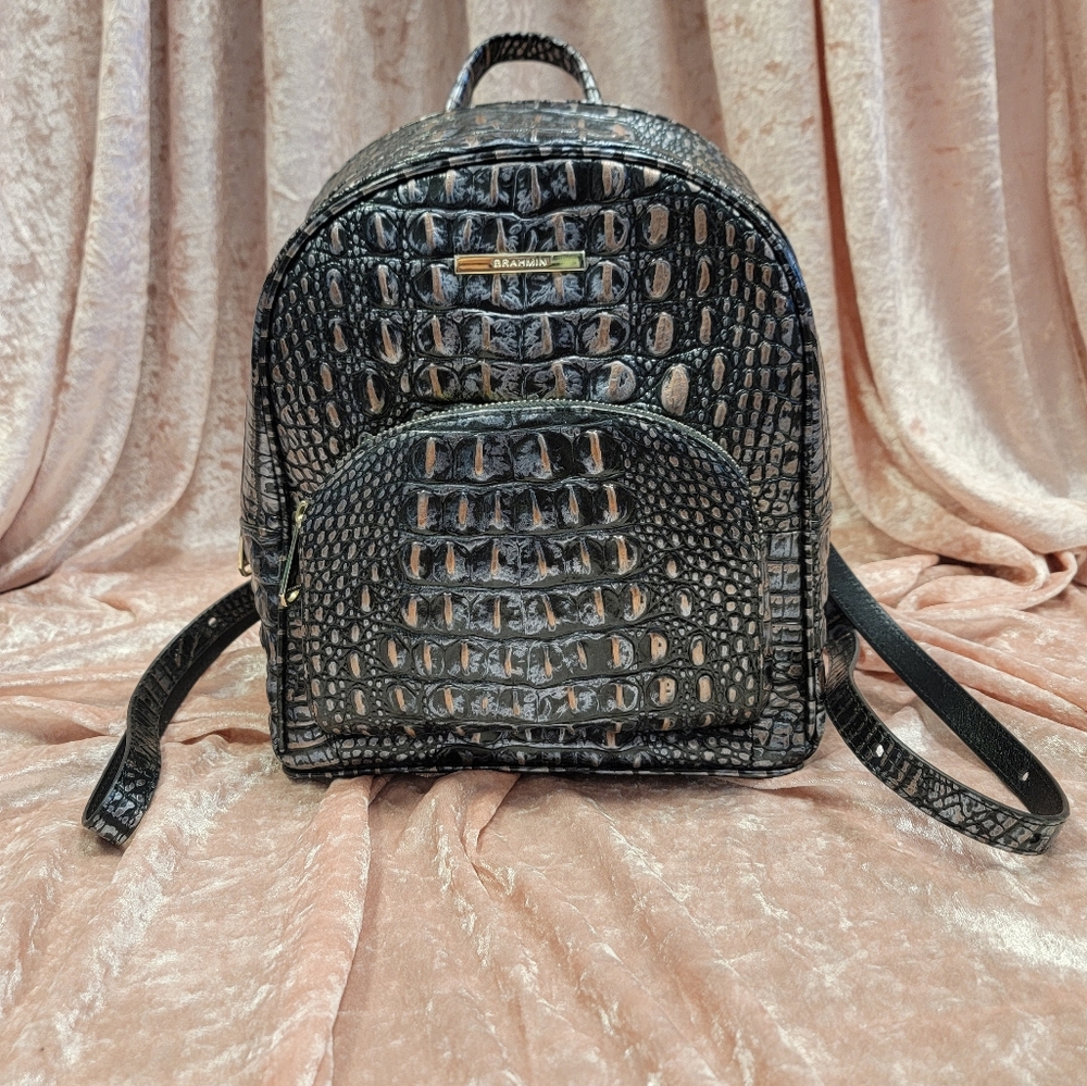 Brahmin mini backpack purse